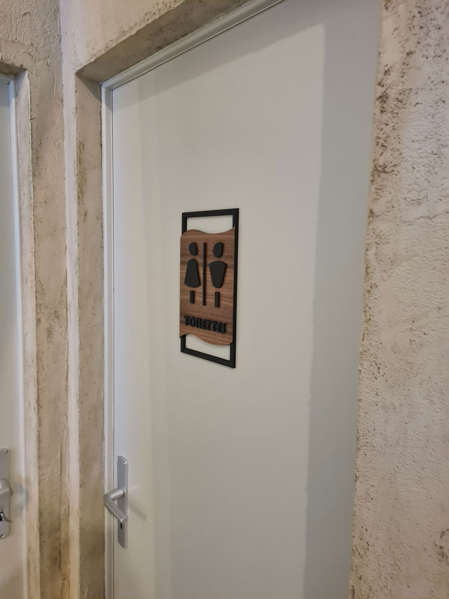 Signalétique intérieure sanitaires